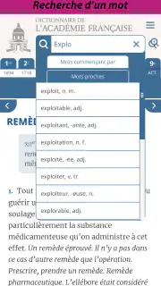 Dictionnaire de l’Académie screenshot 1