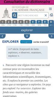 Dictionnaire de l’Académie screenshot 2