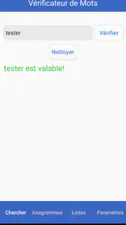 Dictionnaire de Scrabble screenshot 1