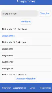 Dictionnaire de Scrabble screenshot 2