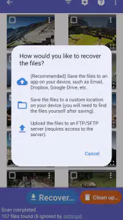 DiskDigger photo/file recovery screenshot 5