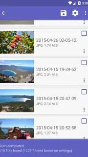 DiskDigger Pro file recovery screenshot 1