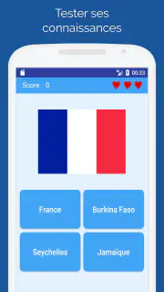 Drapeaux des pays - Quiz screenshot 1