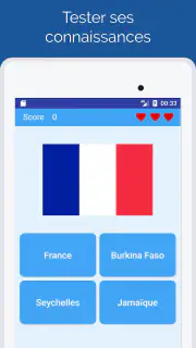 Drapeaux des pays - Quiz screenshot 5