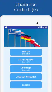 Drapeaux des pays - Quiz screenshot 8