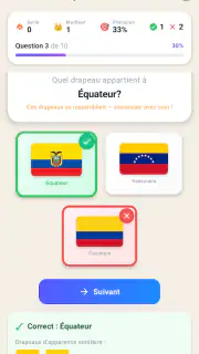 Drapeaux du Monde: Quiz & Pays screenshot 4