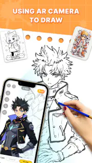 Draw Anime: AR Sketch App screenshot 1