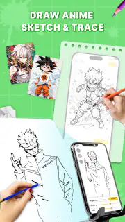 Draw Anime: AR Sketch App screenshot 2