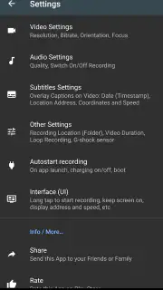 Droid Dashcam DVR screenshot 5