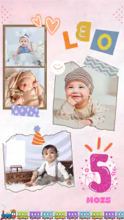Éditer la photo de bébé mois screenshot 5