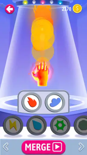 Elemental Gloves - Pouvoir X screenshot