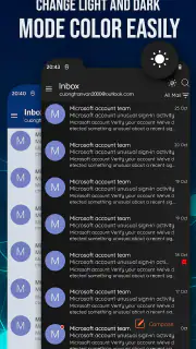 Email pour Outlook et Hotmail screenshot 2