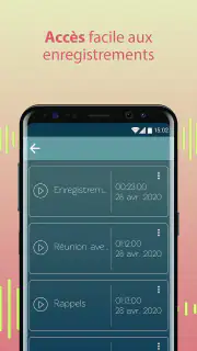 Enregistreur Vocal et Audio screenshot 4