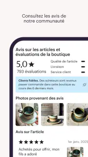 Etsy : achats en ligne screenshot 7