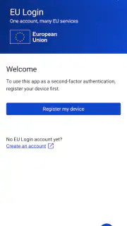 EU Login screenshot 1