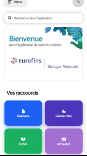 Eurofins BioMed Lab screenshot 2