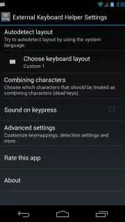 External Keyboard Helper Pro screenshot 1