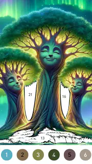 Fantasy Color By Number Game screenshot 1