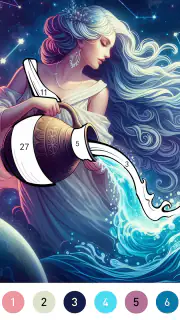 Fantasy Color By Number Game screenshot 4