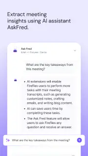 Fireflies: AI notetaker screenshot 4