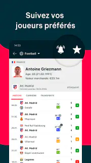 Flashscore: Résultats & Actu screenshot 6
