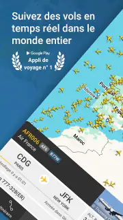 Flightradar24 Suivi de vol screenshot 1