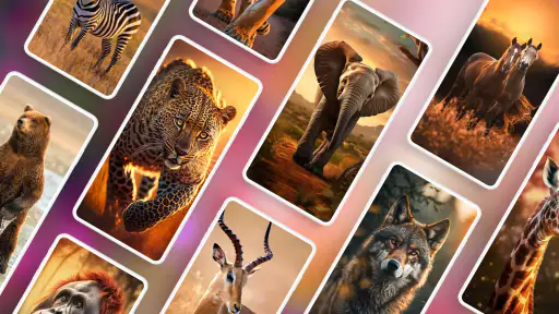 Fonds d'écran avec des animaux screenshot