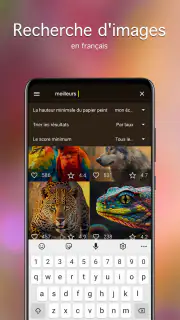Fonds d'écran avec des animaux screenshot 3