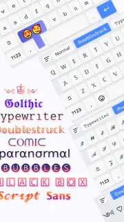 Fonts Aa - Fonts Clavier screenshot 1
