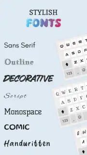 Fonts Keyboard Fonts Theme screenshot 8