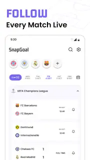 Football Live Scores: SnapGoal screenshot 8