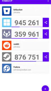FreeOTP Authenticator screenshot 2