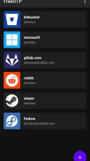 FreeOTP Authenticator screenshot 3