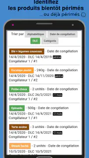 Frizor Gestion de congélateur screenshot 3