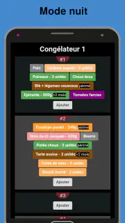 Frizor Gestion de congélateur screenshot 7