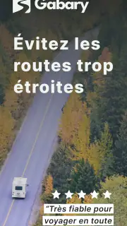 Gabary - GPS Camping-Car & Van screenshot 1