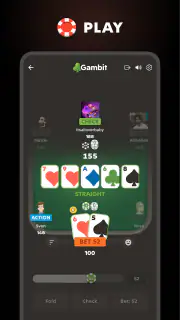 Gambit -  Play and Learn Poker screenshot 3