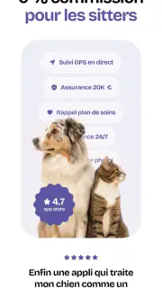 Garde d’animaux fiable Sittsy screenshot 3