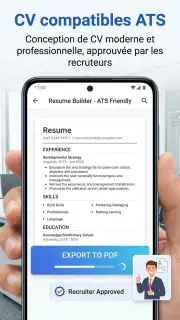 Générateur de CV Fabricant CV screenshot 6