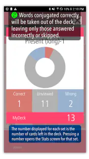 GENKI Conjugation Cards screenshot 4