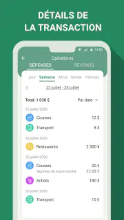 Gestion budget - dépenses screenshot 3