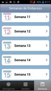 Gestograma - Embarazo Facemamá screenshot 3