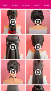 Girls Hairstyle Step By Step screenshot 1