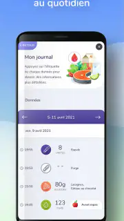 Gluci-Chek: diabète & glucides screenshot 1