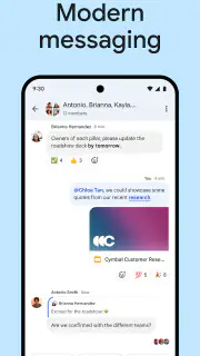 Google Chat screenshot 1