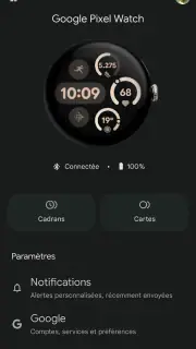 Google Pixel Watch screenshot 2