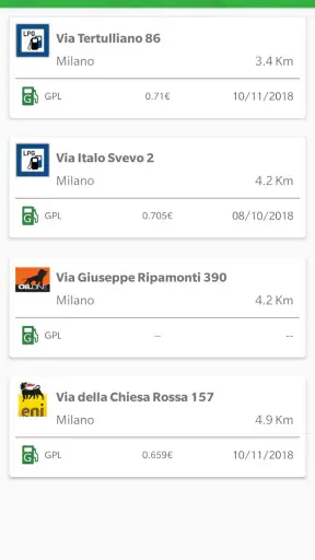 GPL, CNG,  GNV, GNL et colonne screenshot