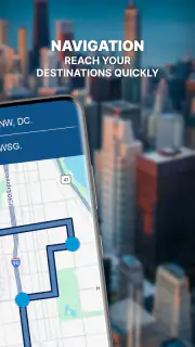 GPS Maps Navigation: GPS route screenshot 2