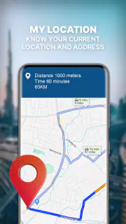 GPS Maps Navigation: GPS route screenshot 4