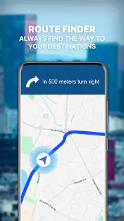 GPS Maps Navigation: GPS route screenshot 5